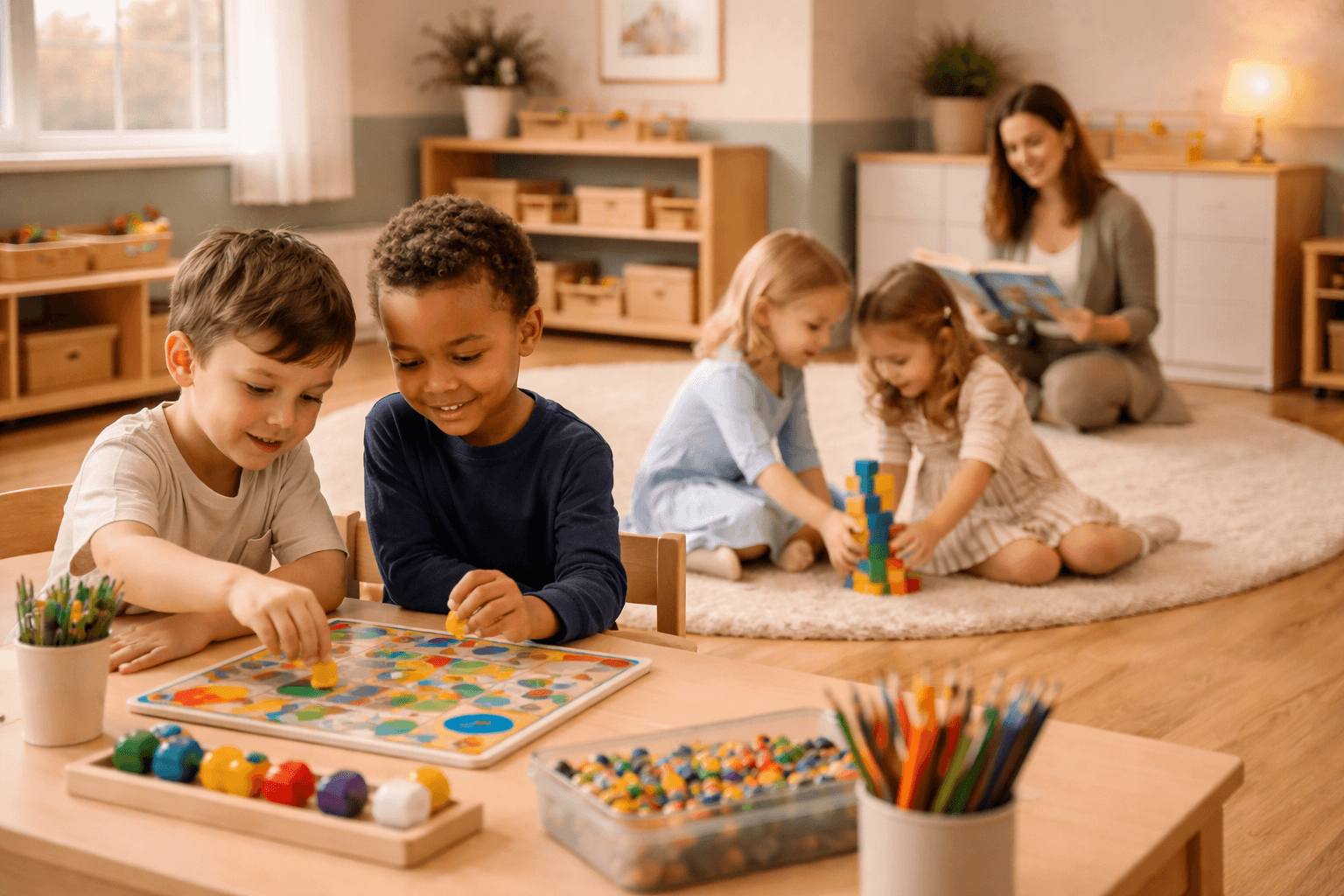 Group after school enrichment activities
